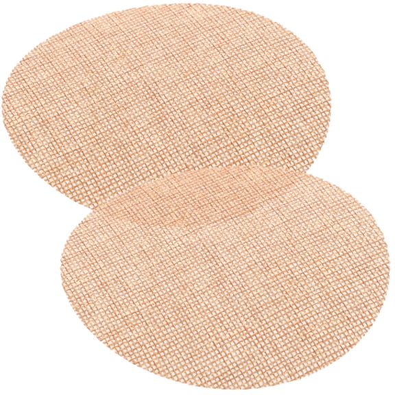 QIFULL 2Pcs Light Brown Fabric Lamp Shade Diffusers Soft Pendant Light Barriers for Home and Shop