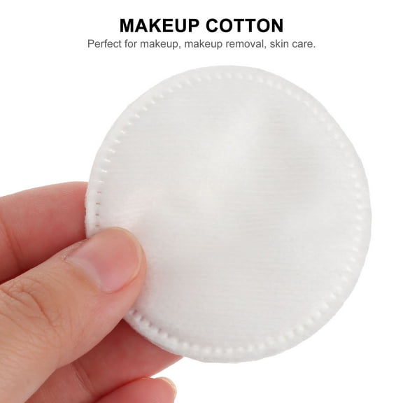 QIFULL 300Pcs Makeup Cotton Soft Cotton Rounds for Face Makeup Removal and Skin Care Use
