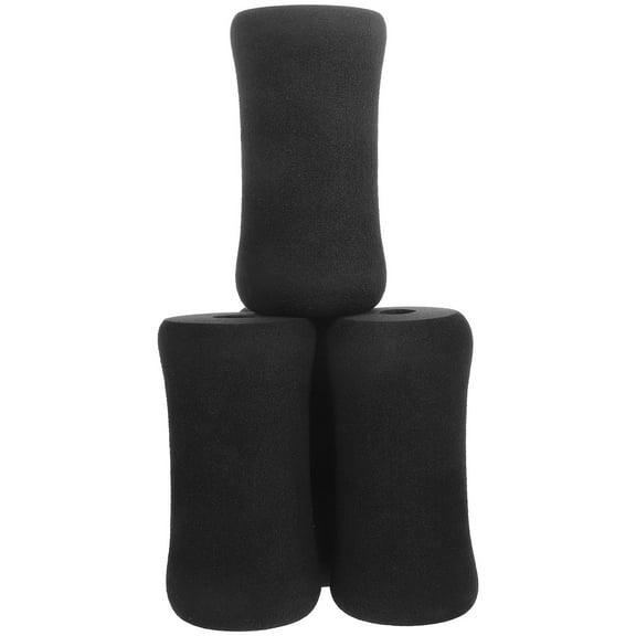 Siliaire 4Pcs Compact Design Rubber Foam Foot Pads Rollers for Gym Equipment