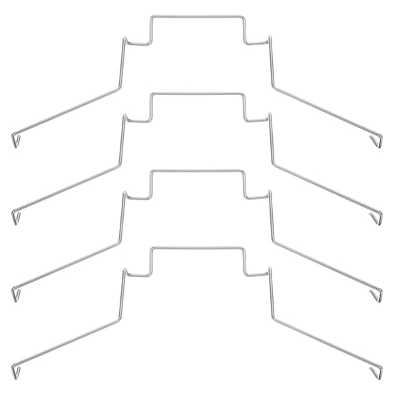 QIFULL 4pcs CPU Fan Retainer Bracket for 12cm Fans Steel Hook Installation Tools Back to School