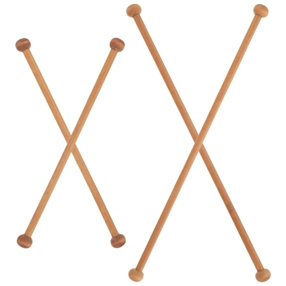 QIFULL Wooden Tapestry Rod Khaki Unique Design Multifunctional Usage for Wall Decor
