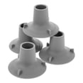 thumbnail image 1 of QIFULL 4Pcs Universal Grey Shower Chair Leg Pads Nonslip Durable Tpr Replacement Covers, 1 of 7