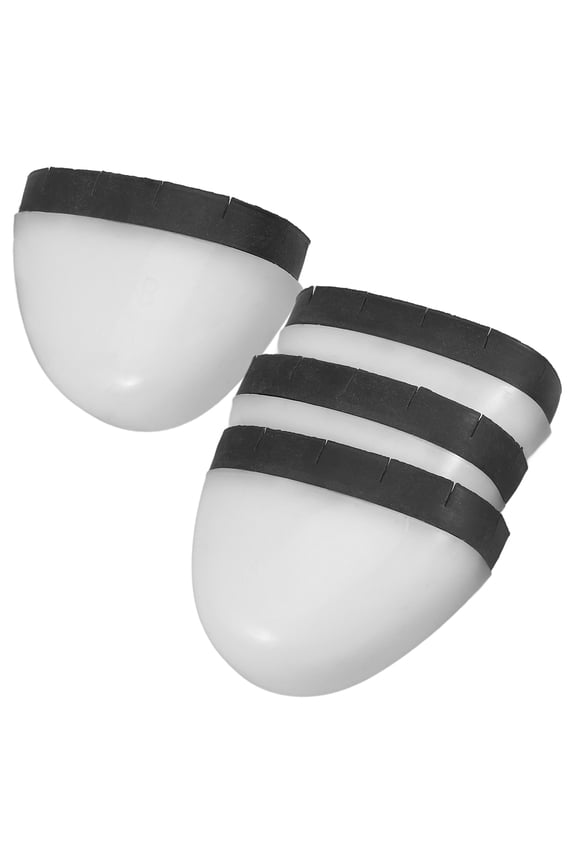 4Pcs Protective Plastic Toe Caps Inserts Lightweight Safety Shoe Accessories White