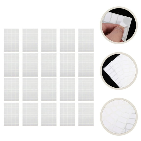 QIFULL Name Tags Sticker Blank Sticker Label Paper 50 Sheets For Users Needing Classification