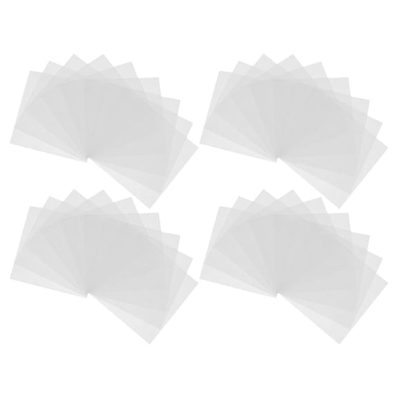 QIFULL 500Pcs Laboratory Weigh Papers White Non Sticky Sample Transfer Sheets for Experiment Use
