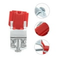thumbnail image 1 of Siliaire 5Pcs Red Plastic Sink Mounting Clips for Kitchen and Shower Room Fixing, 1 of 8