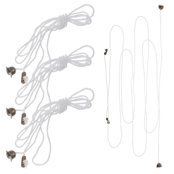 QIFULL Qifull Versatile Cotton Pull Cord Handles for Ceiling Fans and Lighting 5Pcs