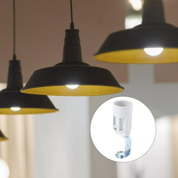 QIFULL light socket replacement Candelabra Socket Adapter White 6Pcs