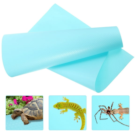 Siliaire Bearded Dragon Substrate Bedding 1Pack EVA Reptile Carpet -Blue Washable 27.6x17.7in
