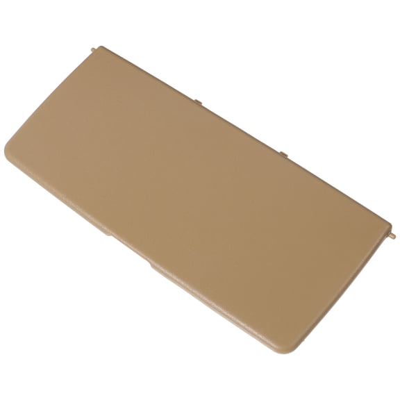 QIFULL Beige Sun Visor Mirror Cover Replacement for Car Vanity Mirror with Adjustable Flip Feature