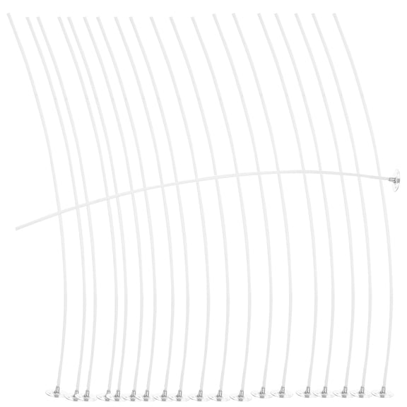 QIFULL 50Pcs Candle Wicks for Candle Making Cotton Material Lightweight Compact for Daily Use