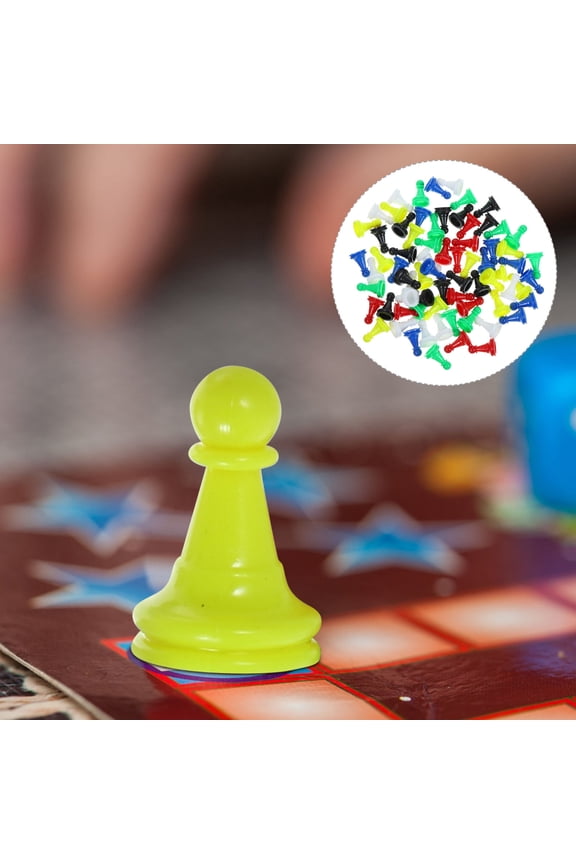 96Pcs Plastic Game Tokens for Board Games and Creative Craft Projects