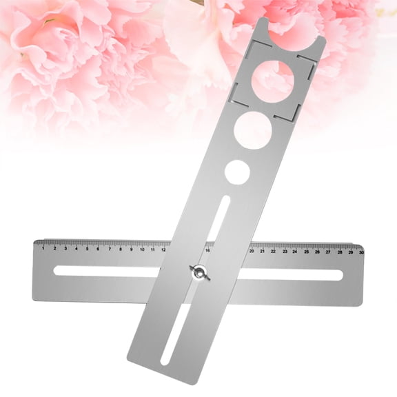 Siliaire DIY Projects 1Pack Tile Opener Locator Silver for Drilling Positioning Stainless Steel Tool