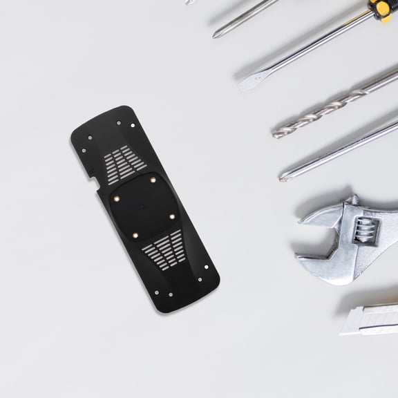 Siliaire Flat Black Plastic Rearview Mirror Back Plate 1Pack Dash Cam Mount for Angle Adjustment in Driving