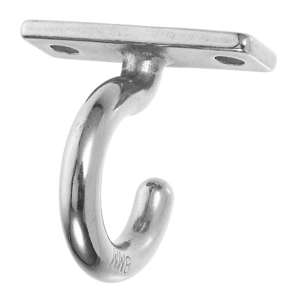 QIFULL Heavy Duty Stainless Steel Wall Mount Hook Pad Eye Plate for Home and Outdoor Use