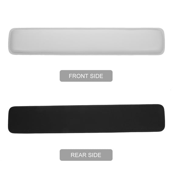 QIFULL PU Keyboard Wrist Support Pad in White with Comfortable Hand Cushion for Desktop and Laptop