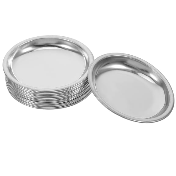 QIFULL Compact Stainless Steel Tea Bag Holder Saucer for Tidy and Multifunctional Use