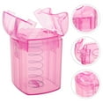 thumbnail image 1 of QIFULL 1 Set Adjustable Paper Size Perm Paper Holder Storage Container Pink Plastic for Hair Stylists, 1 of 8