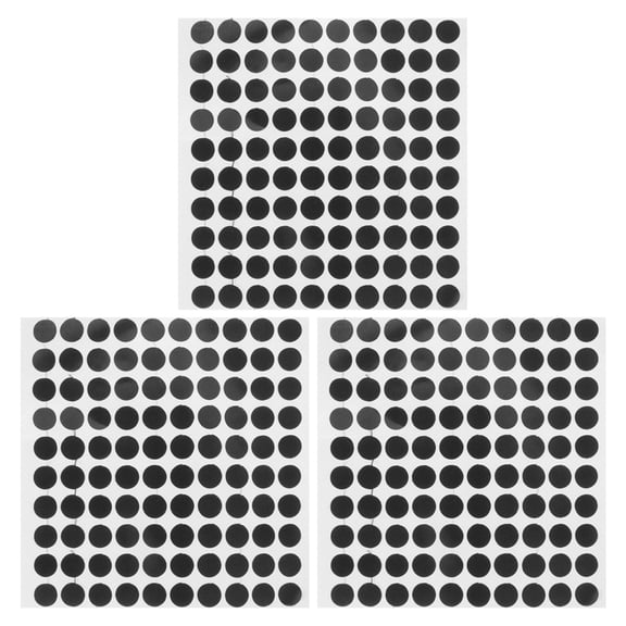 Siliaire Pool Table Spot Markers 3 Sheets Round Woven Cloth for Accurate Striking Position 5.89X5.89X0.04in