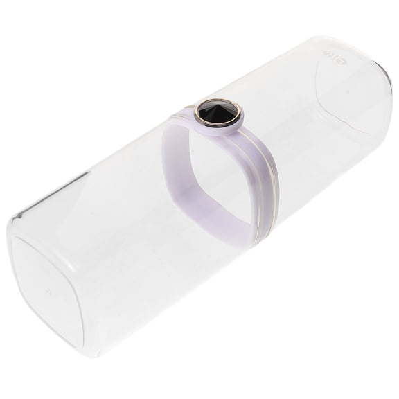 QIFULL Travel Toothbrush Storage Box Transparent Plastic Container for Toothpaste and Personal Care