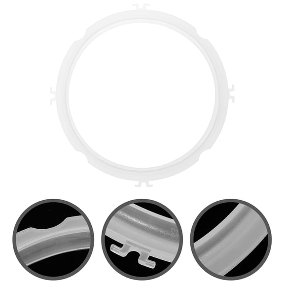 QIFULL Transparent Silicone Pressure Cooker Replacement Gasket for Home Use Easy to Install and Seal