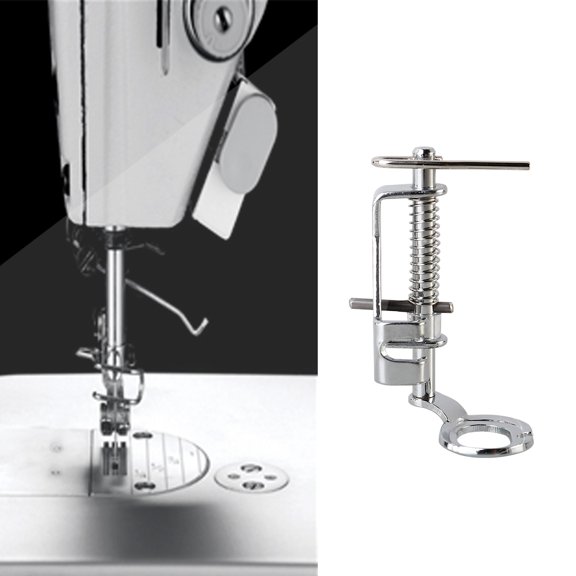 QIFULL Durable Metal Quilting Presser Foot for Singer Brother Sewing Machines