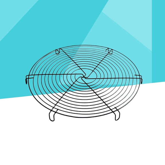 QIFULL Round Wire Steamer Rack Cooling Rack for Baking Pizza Cake and Bbq