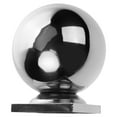 thumbnail image 1 of QIFULL Silver Stainless Steel Stair Railing Ball Decorative Handrail Finial for Home Use, 1 of 8