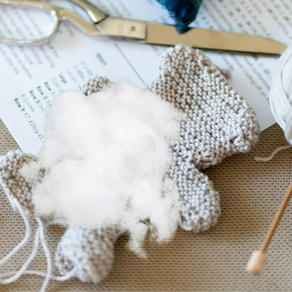 QIFULL White PP Cotton Pillow Filler Soft Cushion Filling for Dolls and Craft Projects