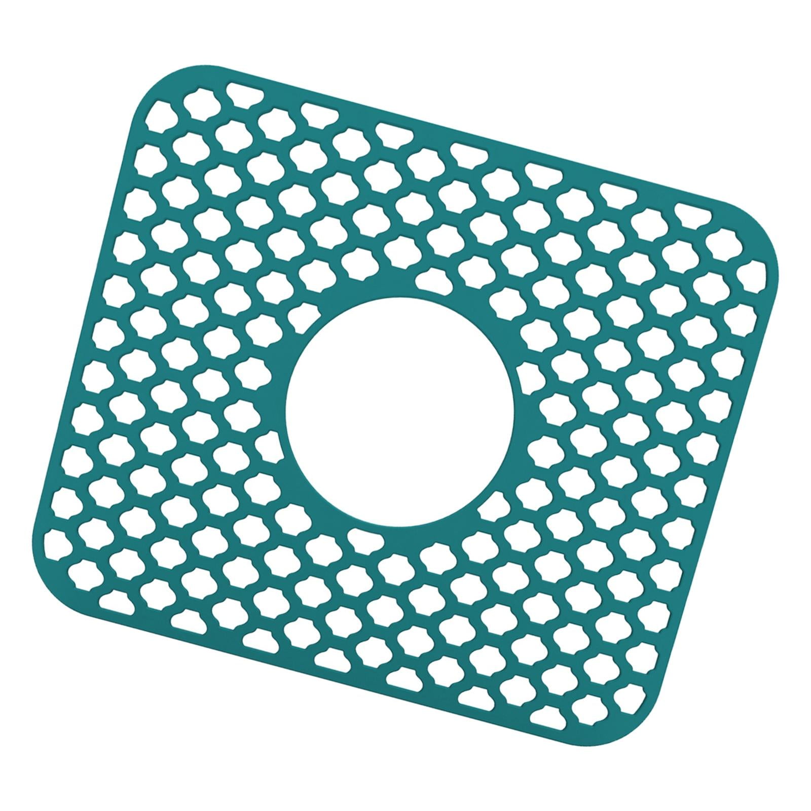 Silic , Kitchen Sink Protector Grid Accessory with Center Drain, Non