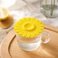 Silica Flower Cup Lid, Reusable Leak-proof Drink Cover - Walmart.com
