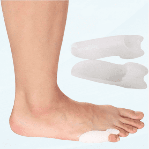 Silica Gel Bunion Relief Separator, Tailor's Bunion Corrector, Pinky Toe Alignment, Bunionette Pad, Corns Callus Relief Wrap - Unisex