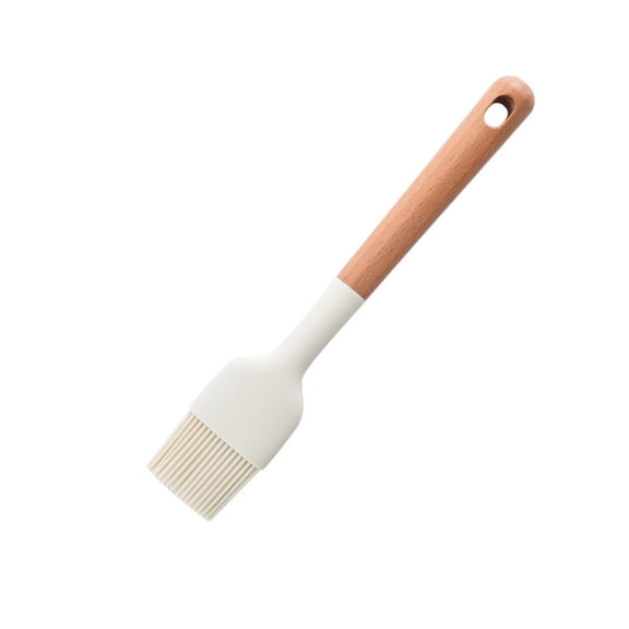 Silica Gel Kitchen Oil Brush Even Grease Coating Non Stick Easy Clean Baking Accessory Multifunctional Cooking Brush for Home Baking Roasting Food Preparation