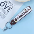 thumbnail image 1 of Silica Gel Lollipop Keychain, Rainbow-Colored Hand Strap Belt Key Chain, Durable and Stylish Accessory, 1 of 2