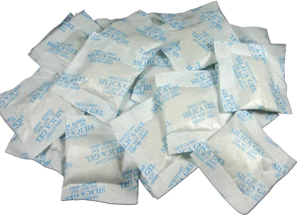 4-Pack 200g Silica Gel Desiccant Bags - Car Dehumidifier Moisture Absorber, Anti-Mold Humidity Control Packs
