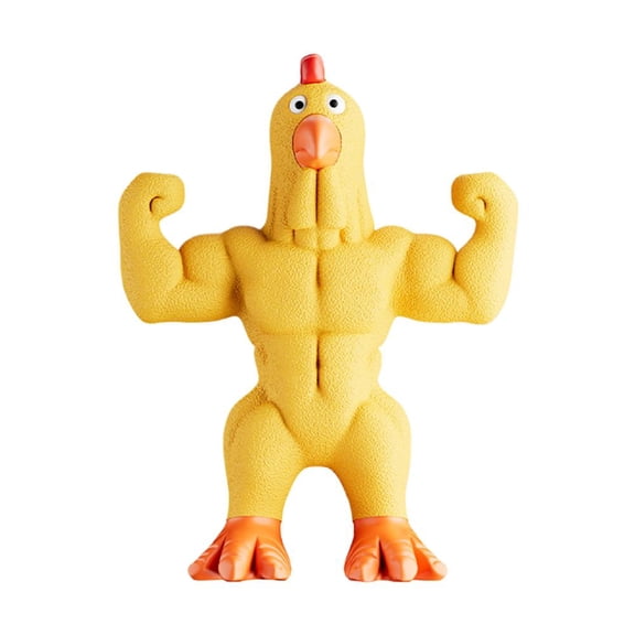 Silica Gel Pet Toy with Quacking Sound, Bite-Resistant, Portable, Floating for Indoor and Outdoor Play