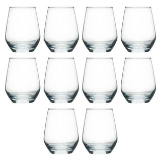 Martha Stewart Essentials 12-Pc. Stemless Wine Glasses Set 15 Ounce New in  Box