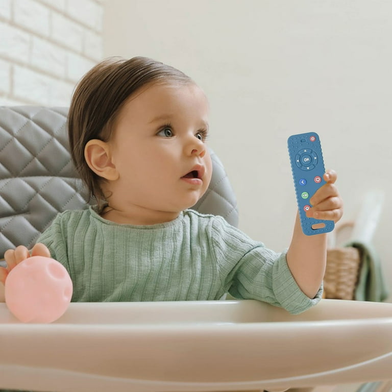 Silica Teething Toys Teether Toys Fidget Toys Adults Remote Control Shape Teething Toys Kids Toys Toys For Boys Silica Soft Textured Teether Toys Fidget Toys Chew Toys Sensory Toddler Toy Toys