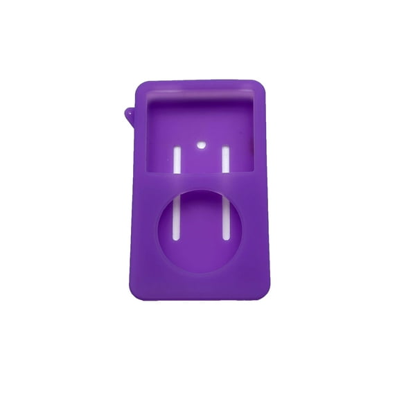 Silicon Case for Apple iPod Classic 5th / 6th / 7th Thin - Colors - Black/White