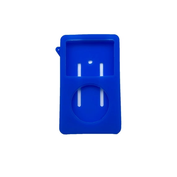 Silicon Case for Apple iPod Classic 5th / 6th / 7th Thin - Colors - Black/White