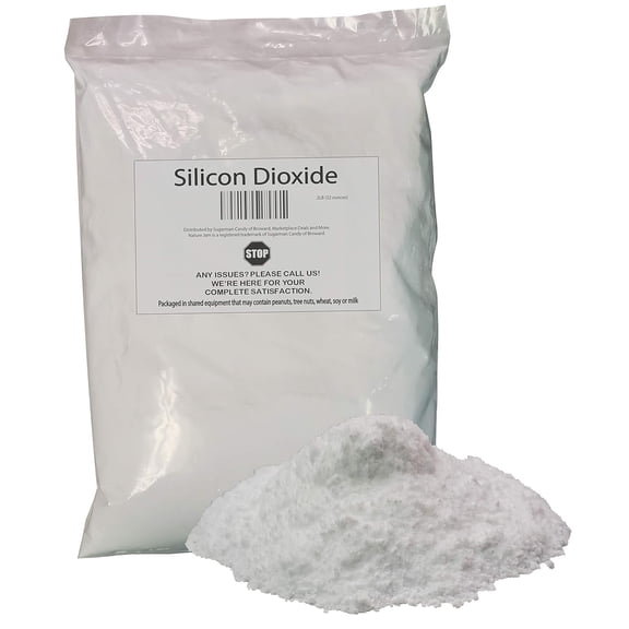 Naturejam Silicon Dioxide 2 Pounds-Silica Powder-Anti Caking Agent