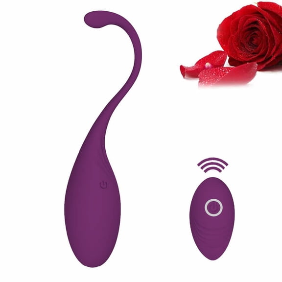 Silicon Exercise Balls, Remote Control, USB Charging, Multiple Modes Pelvic Muscle Trainer-Purple