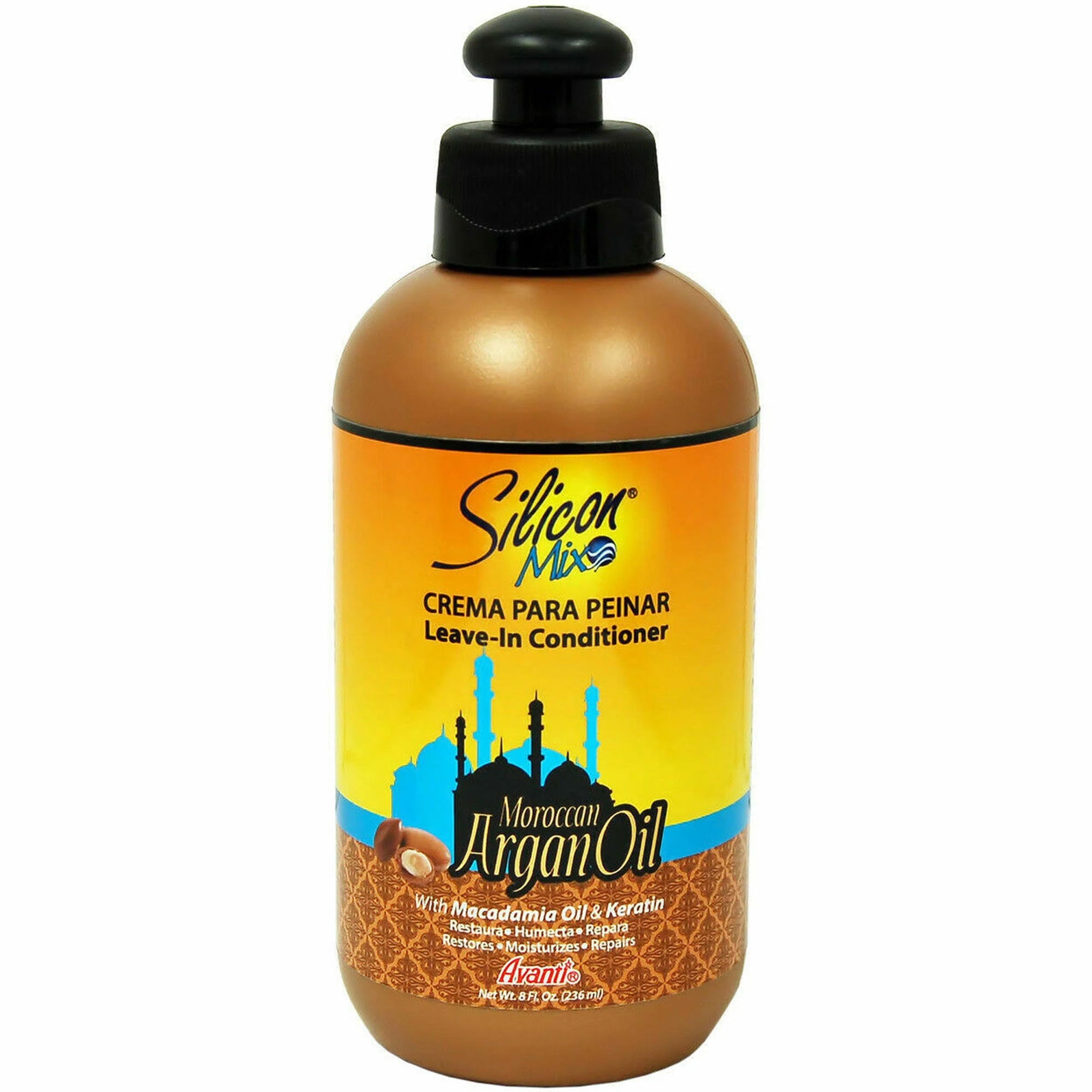 Silicon Mix Argan Oil Leave In Conditioner 8 Oz.,Pack of 2