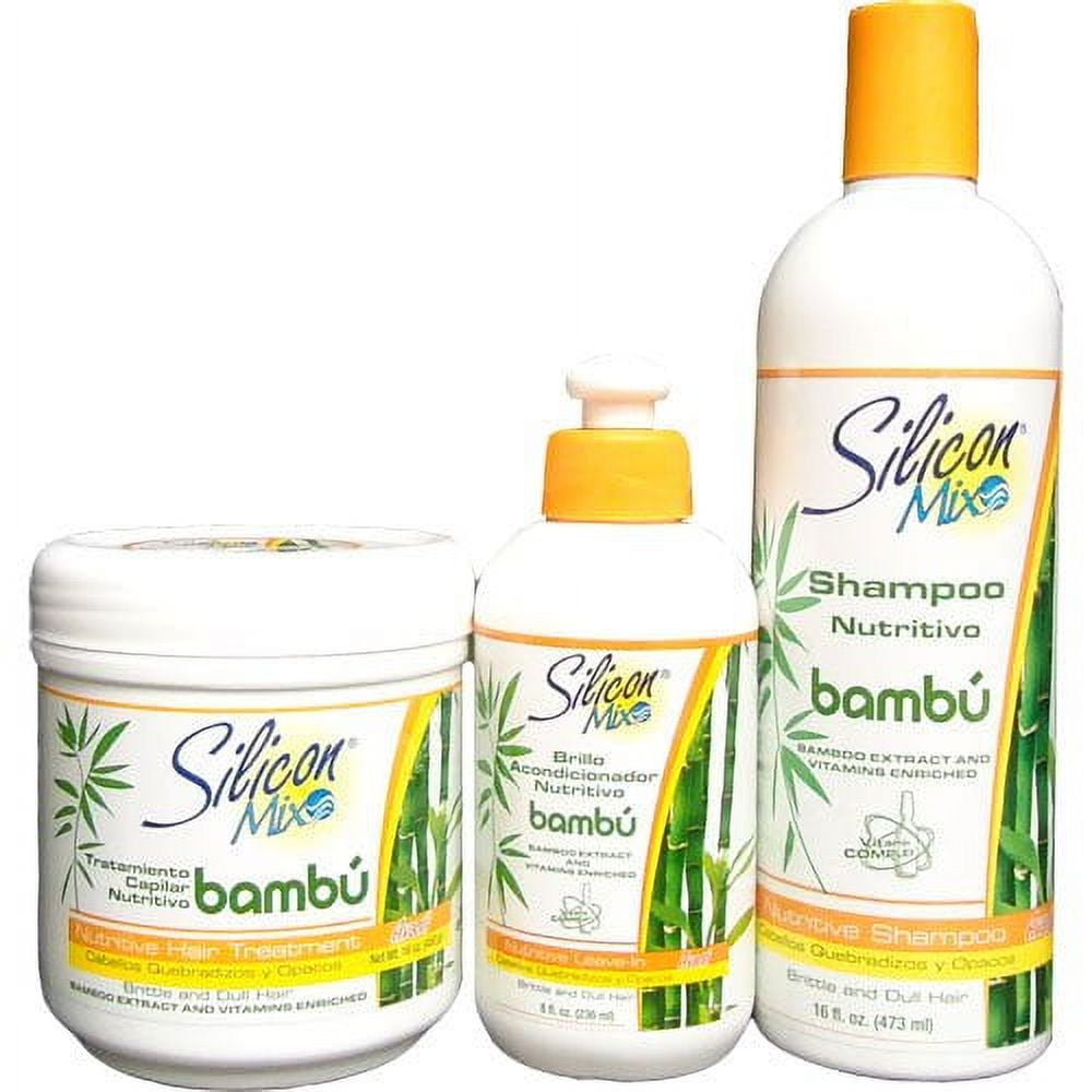 Kit Silicon Mix Shampoo Bambu + Nourishing Mask 2 Units