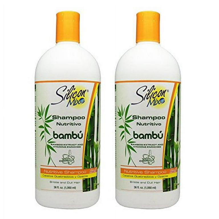 Silicon Mix Bambu Shampoo, 36oz Pack of 2, Bamboo Extract