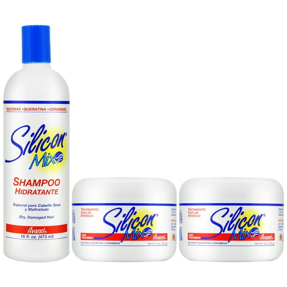 Silicon Mix Intensive Shampoo 16oz + Treatment 8oz (Pack of 2)
