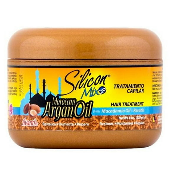 Silicon Mix Moroccan Argan Oil Hair Treatment, 8 Oz.,Pack of 3