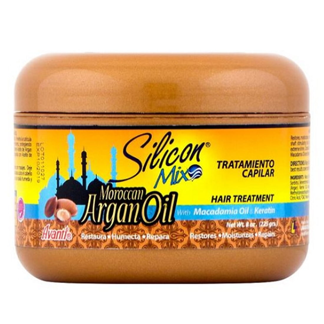 Silicon Mix Moroccan Argan Oil Hair Treatment, 8 Oz.,Pack of 6