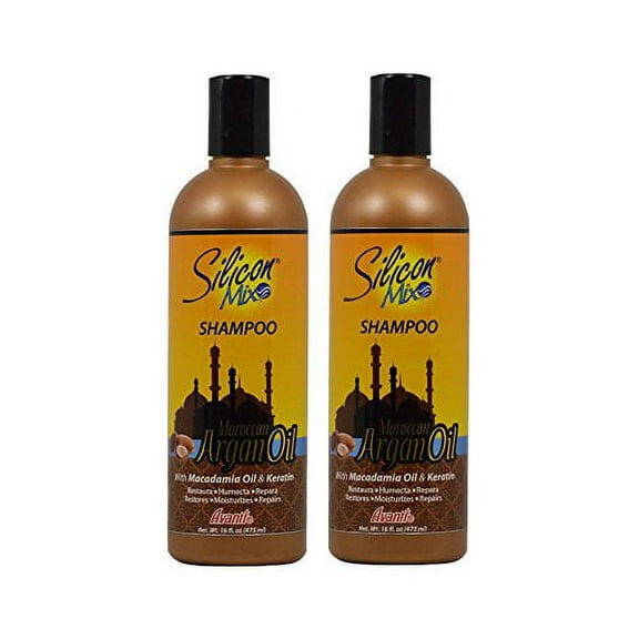 Silicon Mix Moroccan Argan Oil Shampoo 16oz "Pack of 2"
