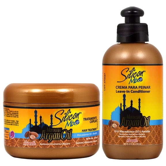 Silicon Mix Moroccan Treatment 8oz + Leave in 8oz